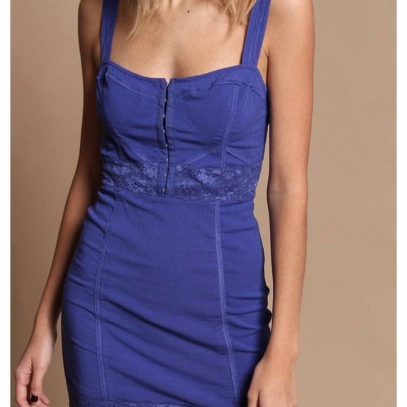 Free People Lace Me Up Bodycon Dress - Picture 7 of 10